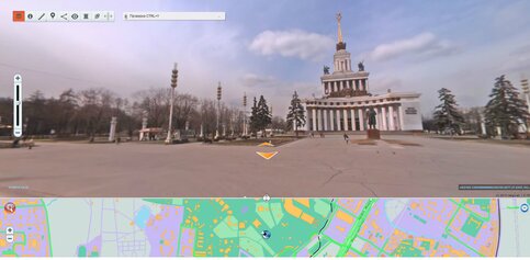 Карта панорама москва вднх