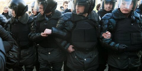 Полиция сообщила о 700 участниках несогласованной акции на Пушкинской площади
