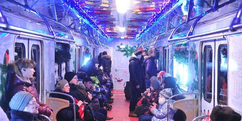 Московское метро на Новый год будет работать всю ночь